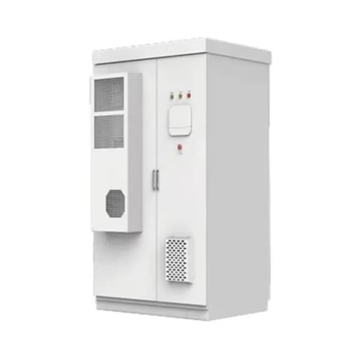 Forklift transfer station energy storage device